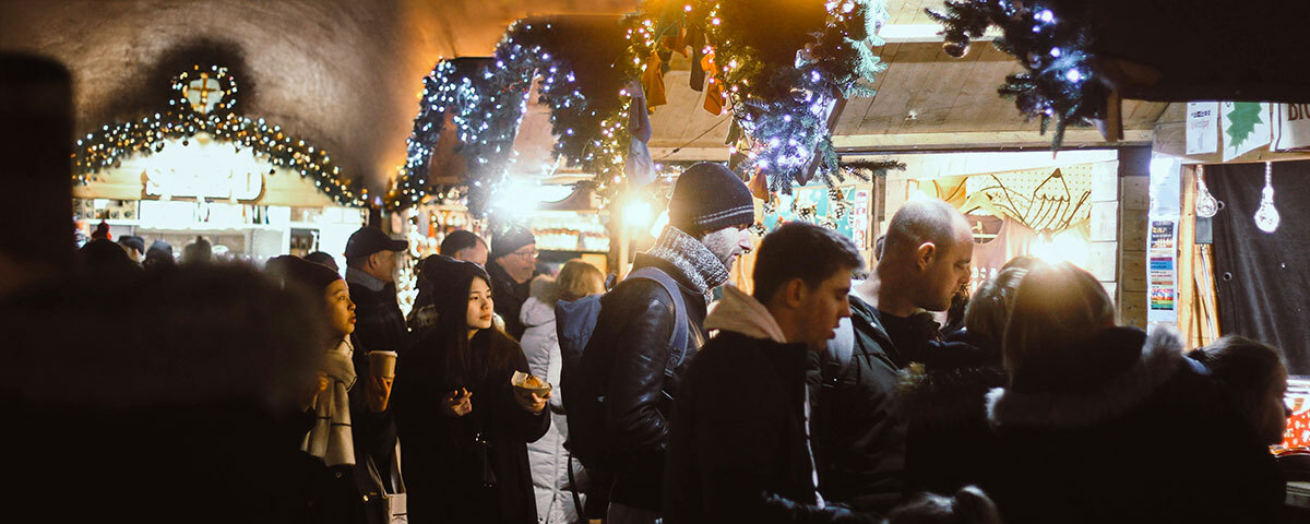 Weihnachtsmarktstand